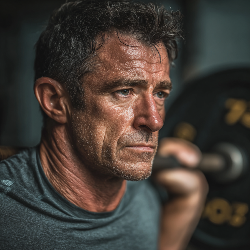 Активні пожилі люди займаються спортом